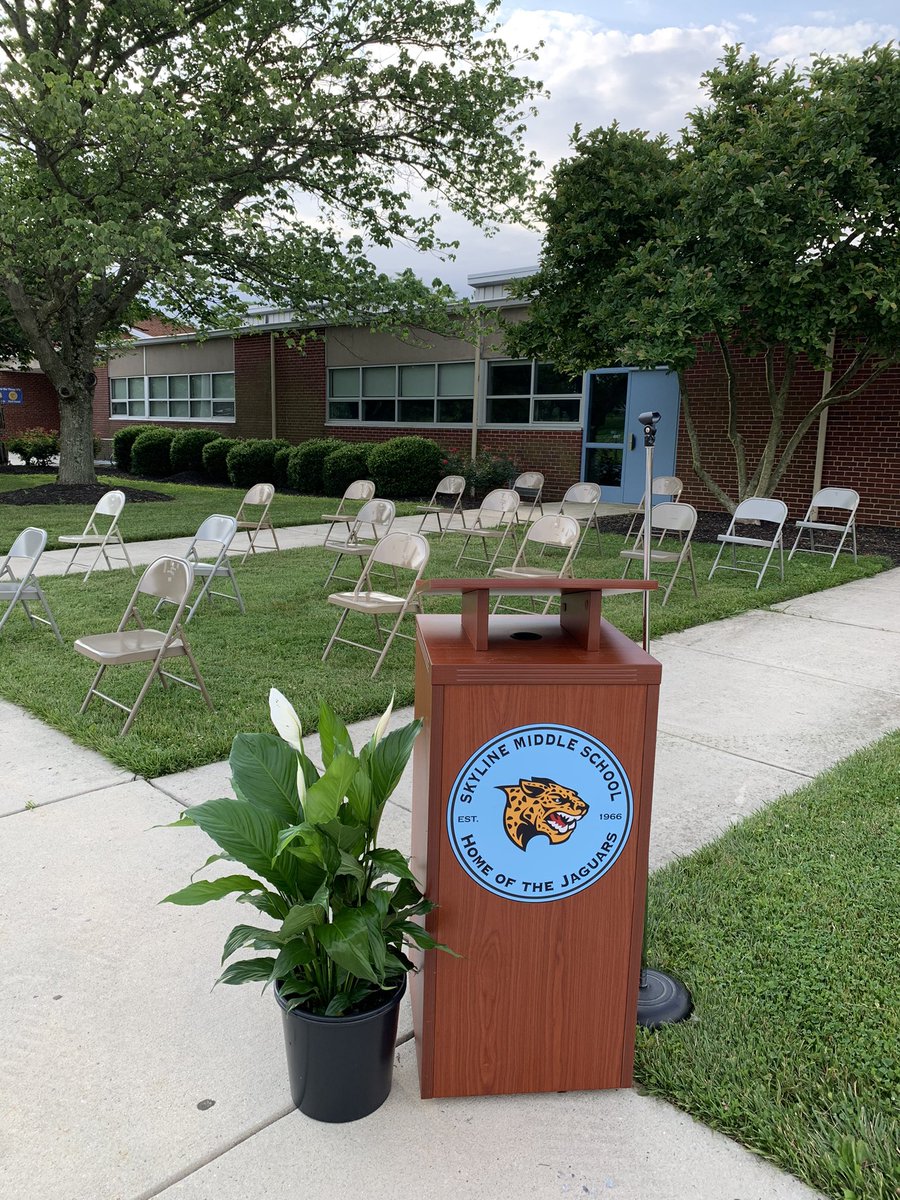 It’s go time!  Beautiful day for an outdoor ceremony! <a href="/RedClaySchools/">Red Clay Consolidated School District</a>