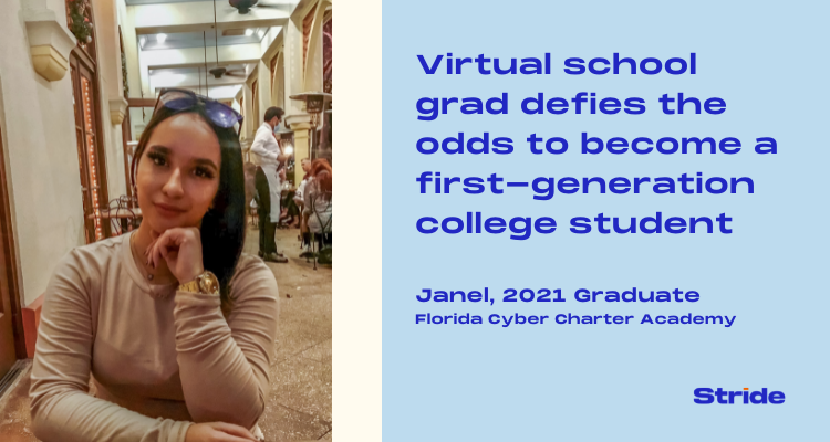 StrideLearn's tweet photo. Learn how a Florida Cyber Charter Academy advisor helped a #firstgeneration student pursue her goal to become a police officer. #onlinelearning https://t.co/ySH91eNEA2 https://t.co/FwMifQWTE6