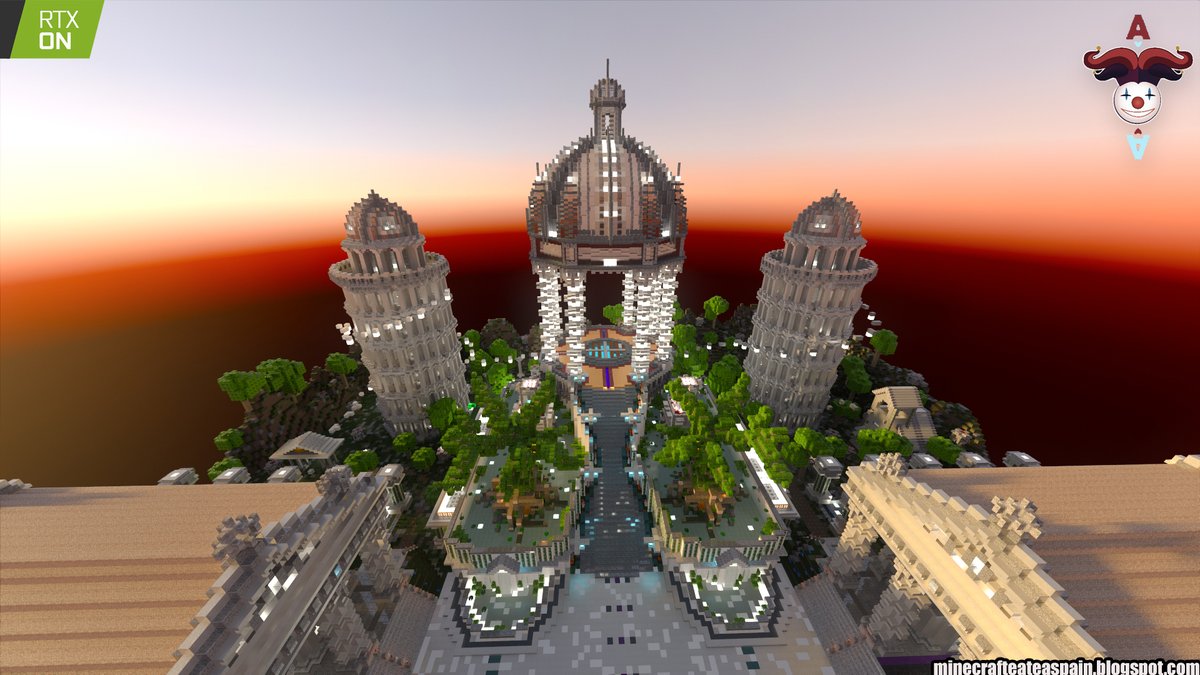Minecrafteate's tweet photo. ¡Nuevo post! Lobby principal del nuevo servidor oficial de #MinecraftRTX para la comunidad de #Auroners, creado por @AuronersNetwork  y del cual somos builders junto a @xTrazert , @deity_mike y @asanta92 

https://t.co/pog23S348v

#auronplay #auron #rtxon #minecraft 
@auronplay https://t.co/St680msg5o