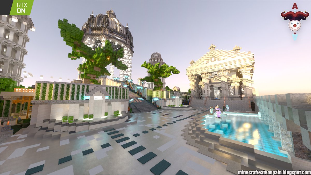 Minecrafteate's tweet photo. ¡Nuevo post! Lobby principal del nuevo servidor oficial de #MinecraftRTX para la comunidad de #Auroners, creado por @AuronersNetwork  y del cual somos builders junto a @xTrazert , @deity_mike y @asanta92 

https://t.co/pog23S348v

#auronplay #auron #rtxon #minecraft 
@auronplay https://t.co/St680msg5o