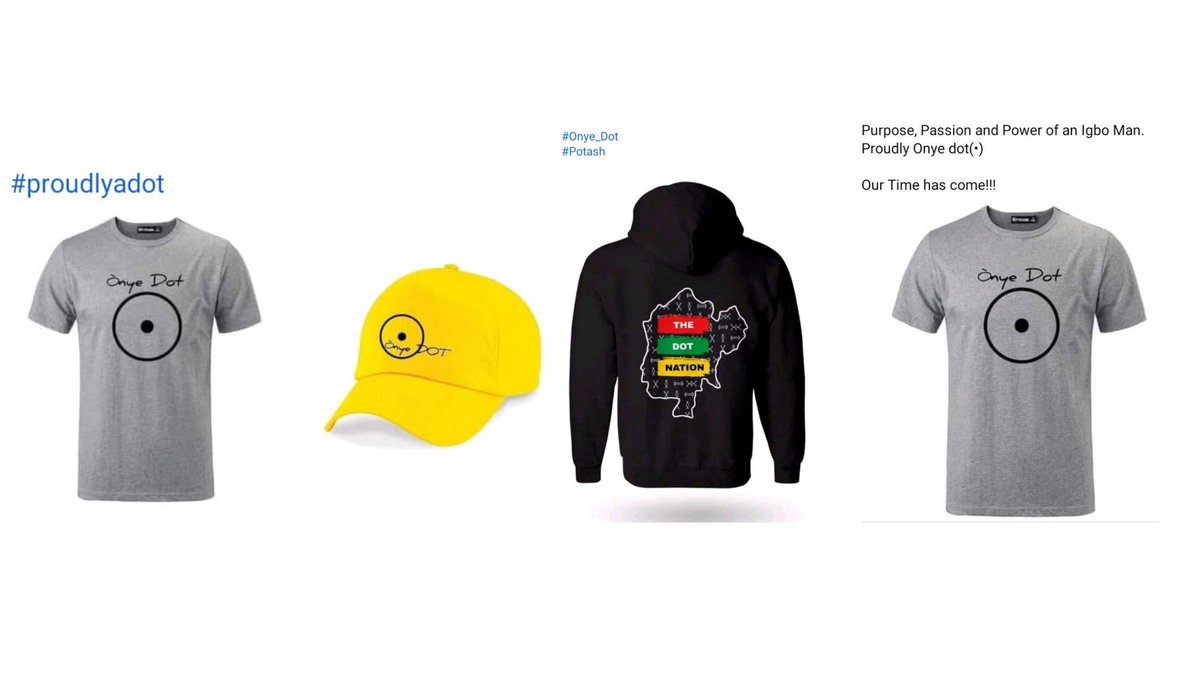 SaharaReporters's tweet image. South-East Mocks Buhari, Produces Dot-In-Circle Shirts, Caps After Threatening Statement | Sahara Reporters bit.ly/3pSw5LN