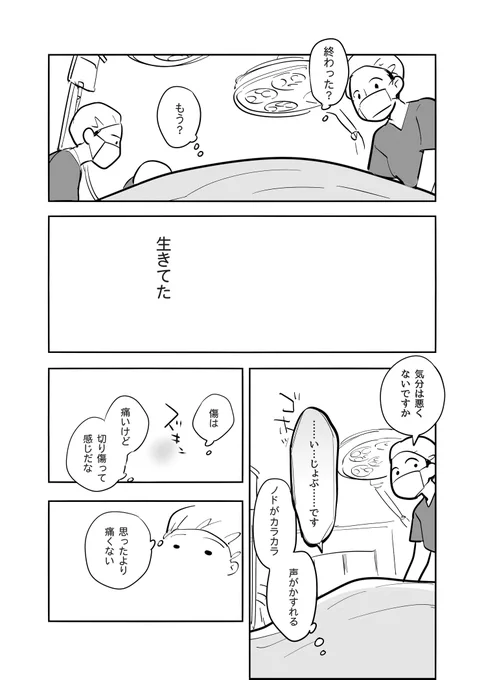 マンガ家に腫瘍が見つかって手術を受けた話
その15 『手術②』

#漫画が読めるハッシュタグ  #コミックエッセイ 
#漫画 #子宮内膜症 #卵巣嚢腫 