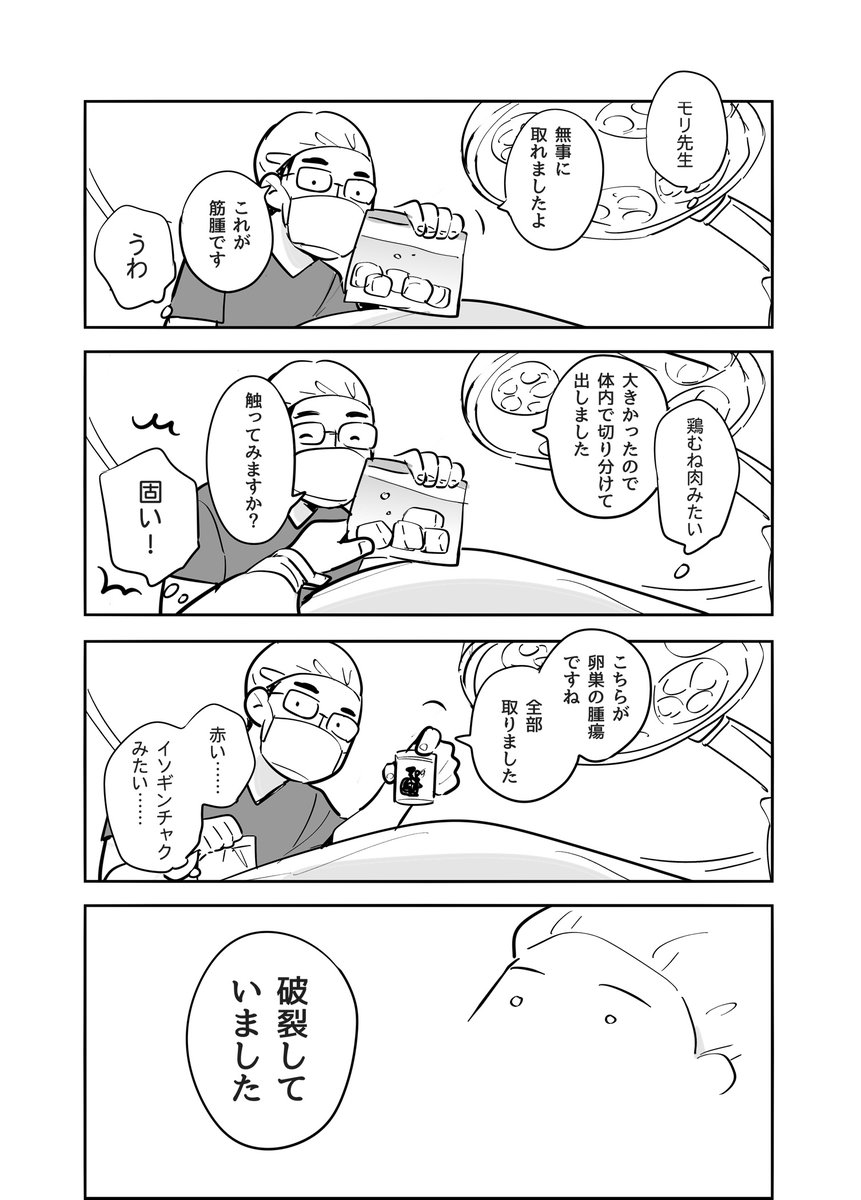 マンガ家に腫瘍が見つかって手術を受けた話
その15 『手術②』

#漫画が読めるハッシュタグ  #コミックエッセイ 
#漫画 #子宮内膜症 #卵巣嚢腫 