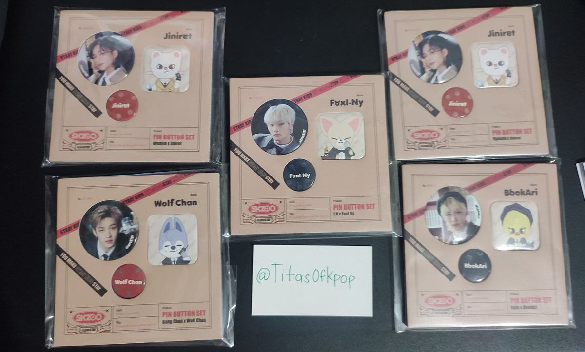 WTS LFB

SKZ-X member set for 400 pesos each 
⭕️ Changbin
⭕️Hyunjin
⭕️Felix
⭕️Seungmin
⭕️IN
SKZOO Pin button for 200 pesos each
⭕️Bang chan
⭕️⭕️Hyunjin
⭕️Felix
⭕️IN

MOP: Gcash
MOD: Shopee c/o or Lalamove/Mr.Speedy

🏷 straykids ph