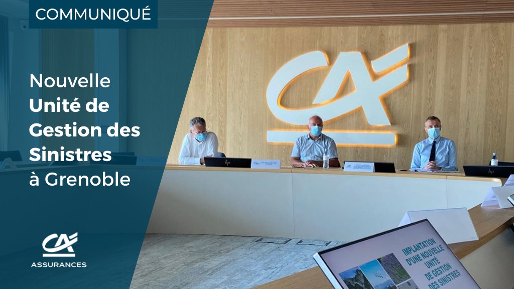 CA_Assurances's tweet photo. Ouverture d’une unité de gestion des sinistres à Grenoble : "A terme, ce site comptera + de 100 nouveaux collaborateurs, témoignant de notre mobilisation sans faille pour soutenir l’économie au service de la satisfaction clients. » 🎙️ T.Langreney, DG de Pacifica et DGA de CAA ⬇️ https://t.co/E0kDxE01Mr