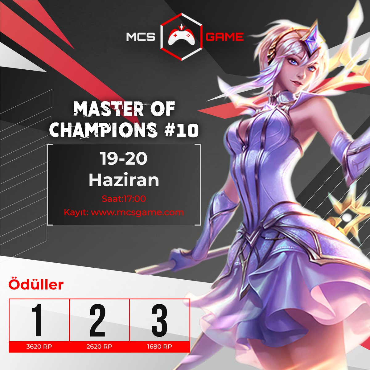 MCSGameTR's tweet photo. Master Of Champions #10 League Of Legends 1 vs 1 Ödüllü Turnuva kayıtları başlamıştır. Biografideki linkten turnuvaya kayıt olabilirsiniz.

#mcsgame #masterofchampions #lol #lolespor #lolesports #lolturkiye #leagueoflegends #espor #oyun https://t.co/849MpRLXrL