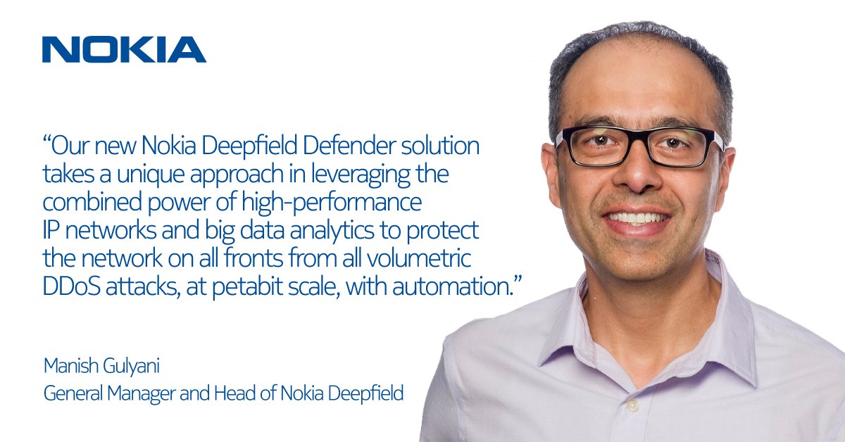 Presented at #NANOG82, Nokia Deepfield global #DDoS traffic analysis newly identified #DDoS threat potential over 10 Tbps – 4-5 times higher than the largest current attacks reported. Read the findings here: nokia.ly/3gkugUx 

#NetworkSecurity #BigData #Deepfield