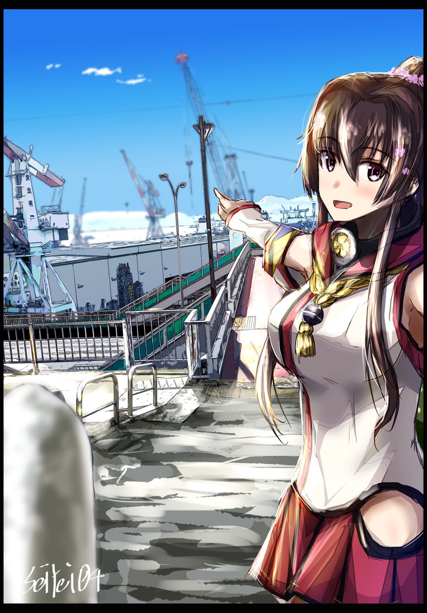 矢矧(艦これ) 「#2021年自分が選ぶ今年上半期の4枚 」|seiteiのイラスト