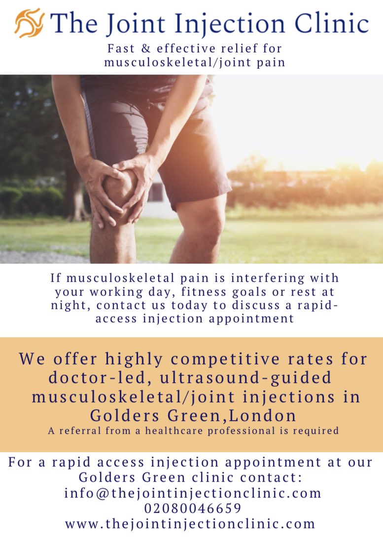The Joint Injection Clinic - Dr James Thing tweet media