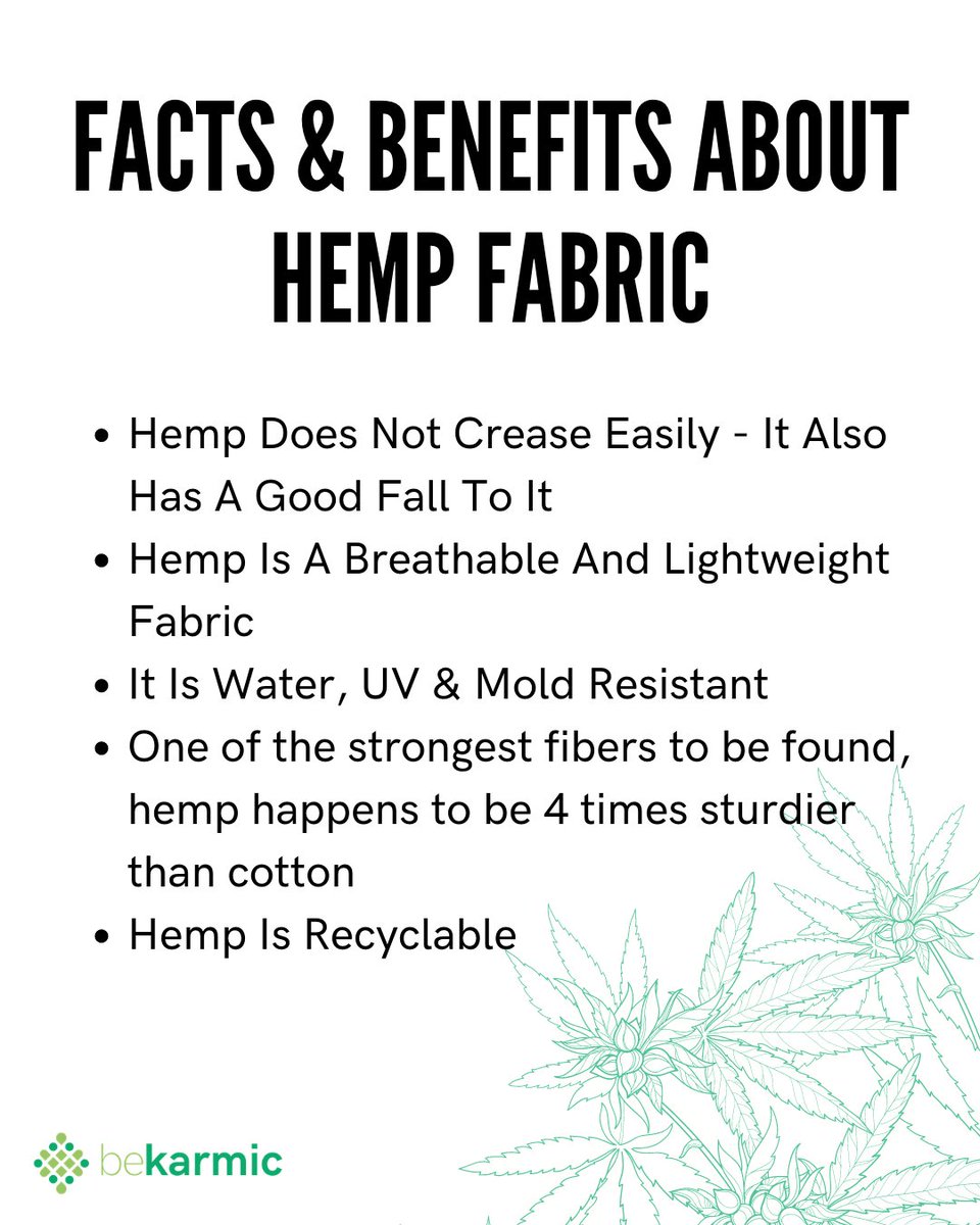 bekarmic's tweet photo. This super plant is just not essential for our planet but also for our body and soul! Dive into some hemp goodness today!
#hemp #hempclothes #hemppowder
#Bekarmic #circulareconomy #lowimpactmovement #sustainablehome https://t.co/PPjQNhmc7d