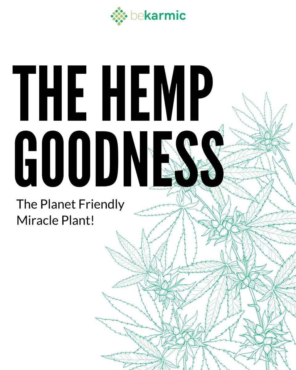 bekarmic's tweet photo. This super plant is just not essential for our planet but also for our body and soul! Dive into some hemp goodness today!
#hemp #hempclothes #hemppowder
#Bekarmic #circulareconomy #lowimpactmovement #sustainablehome https://t.co/PPjQNhmc7d