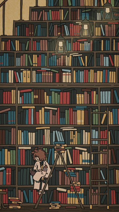 「何かを持っている 図書館」のTwitter画像/イラスト(古い順)