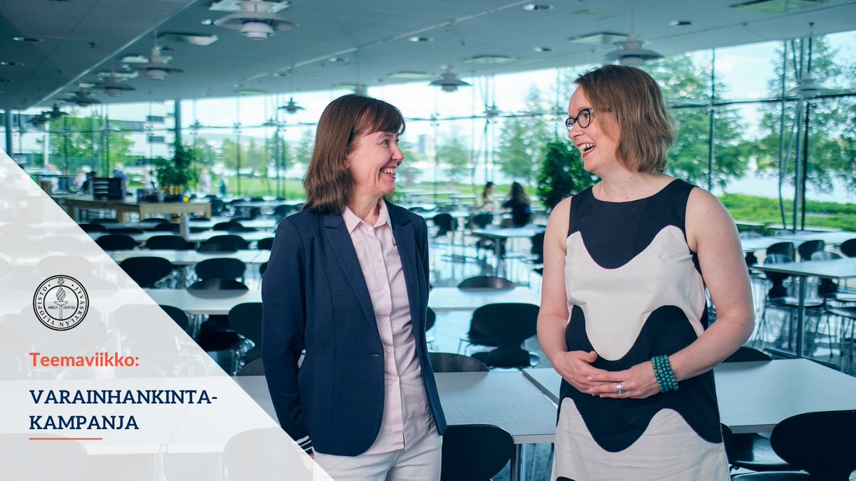 uniofjyvaskyla's tweet photo. Kampanjamme 2021-2022 kärkenä on yliopiston tekniikan koulutusala. Tällä viikolla kerromme, millaisia hyötyjä yrittäjät näkevät yliopistoyhteistyössä. Lue myös verkotettujen laitteiden kyberturvan huomioimisesta. Pysy kanavillamme! #JYUnity #JYUnique https://t.co/pnNiYAhAHv