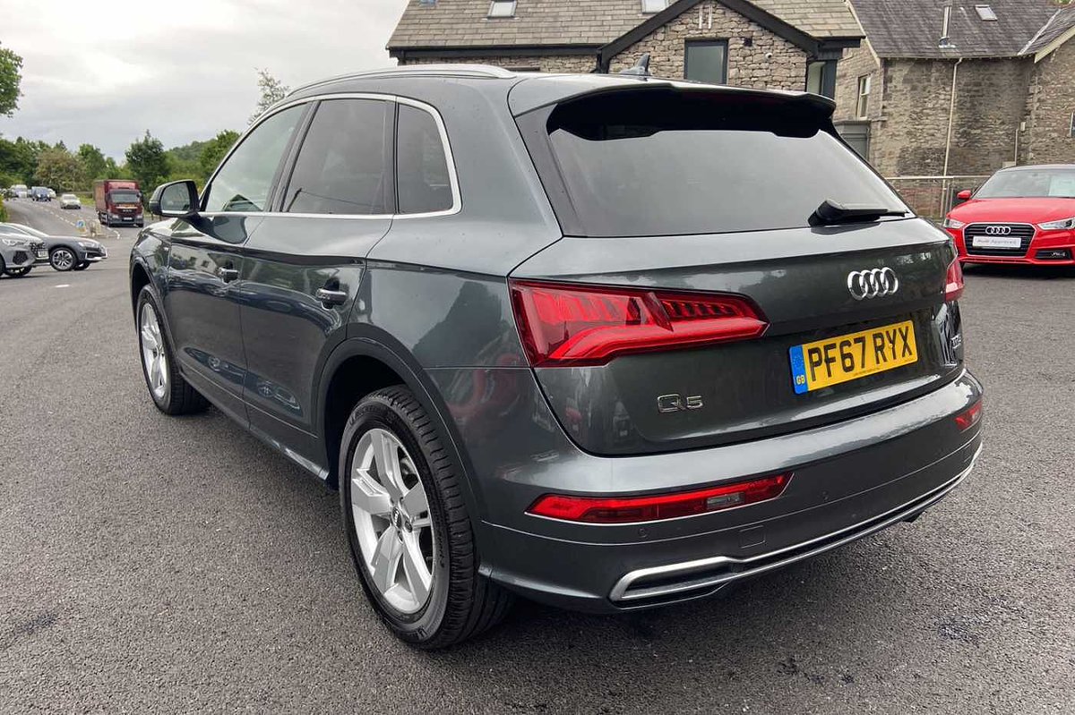 LDistrictAudi's tweet photo. ⭐️ Lake District Audi Used Car of the Week ⭐️

2018(67) Audi Q5 S line 2.0 TFSI quattro 252 PS S tronic, in Grey, now in stock and available today at Lake District Audi.

Available now, for £29,995

Find out more by visiting https://t.co/Abt18AEvHO https://t.co/Mz04AC79gV