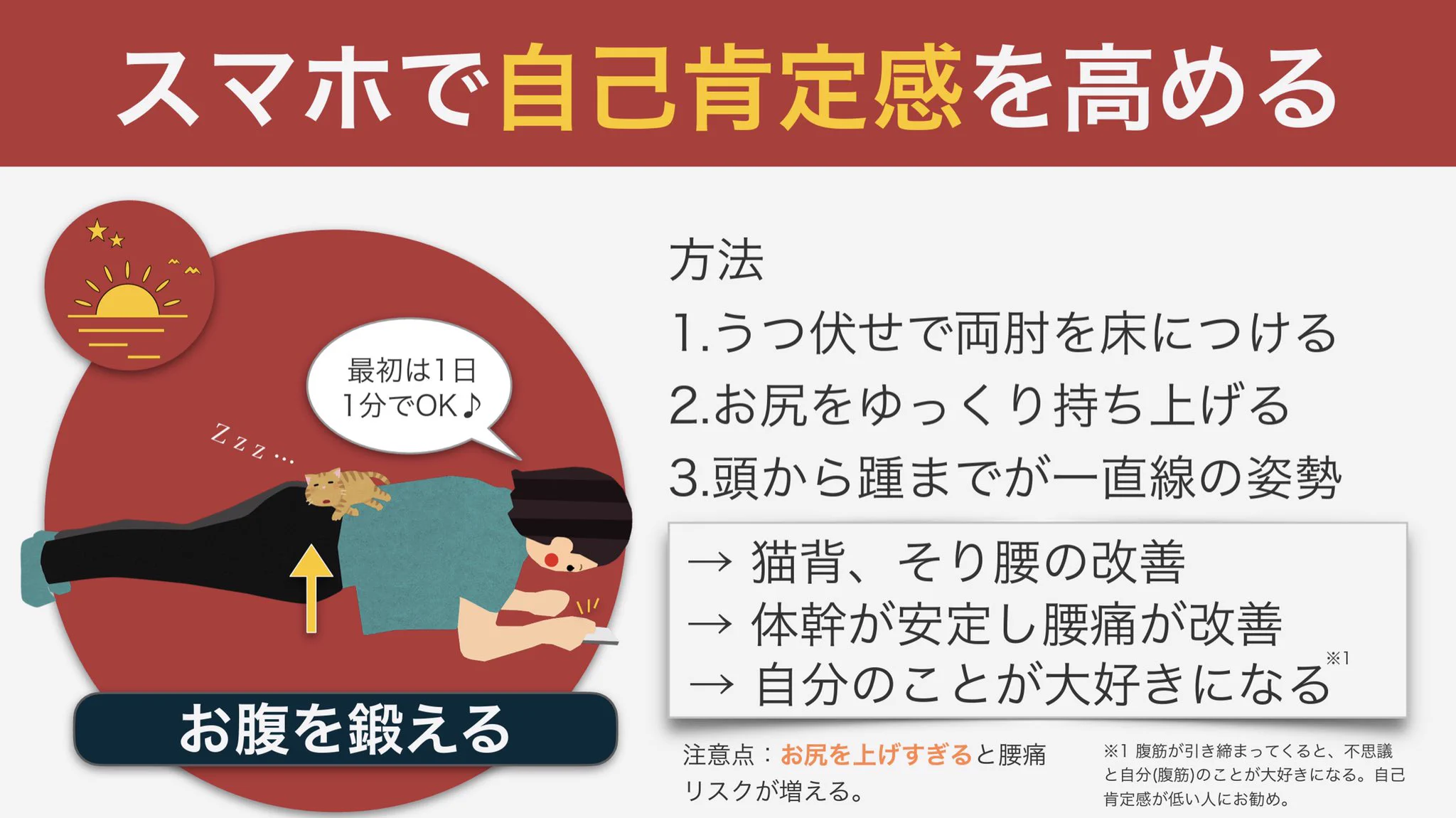 ありそうで無かった「ながらスマホで、筋トレ。」スマホを触りながら健康になれる。