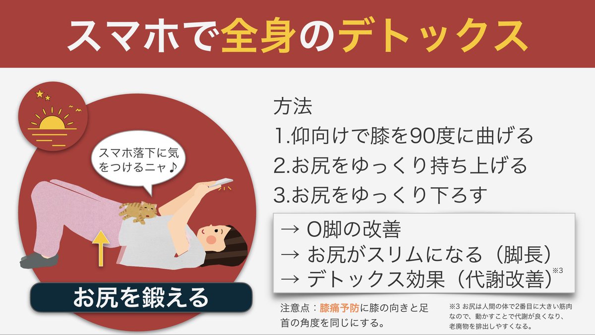 毎日スマホを触ってる人へ スマホを見ながらできる最強の筋トレ Togetter
