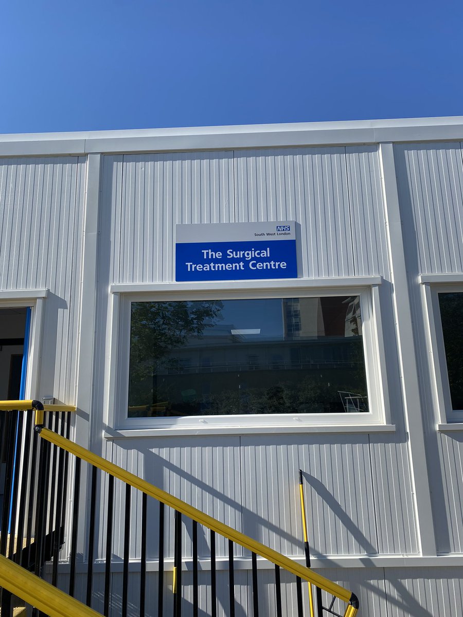 Today, our first patients are being treated in the newly built Surgical Treatment Centre. Seriously impressive what’s been achieved in just 4 months. It’s been a demonstration of team work and the NHS at it’s finest &amp; we couldn’t be more grateful to everyone involved.