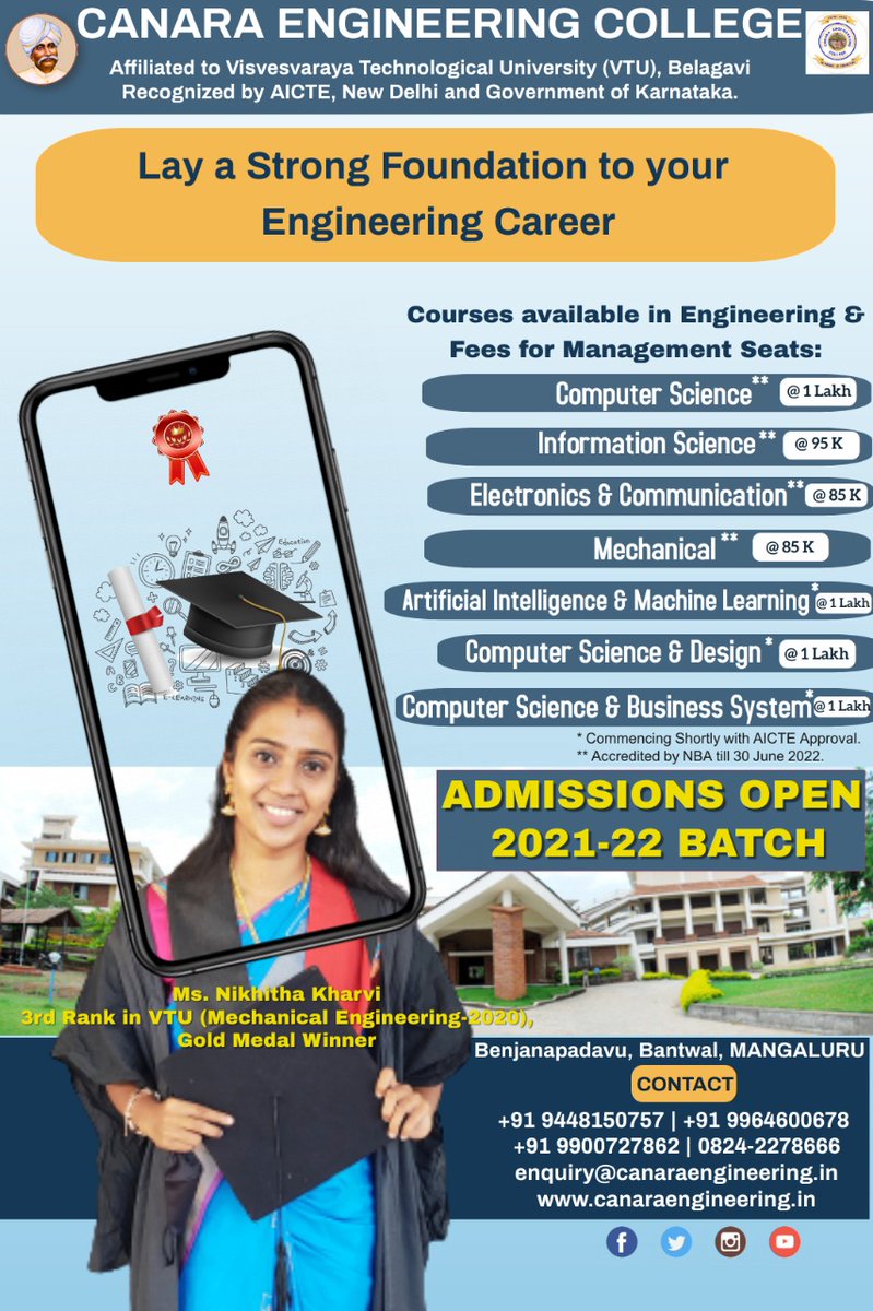 cecmangalore's tweet photo. #CECAdmission2021-2022 https://t.co/bY9fMAfcCO