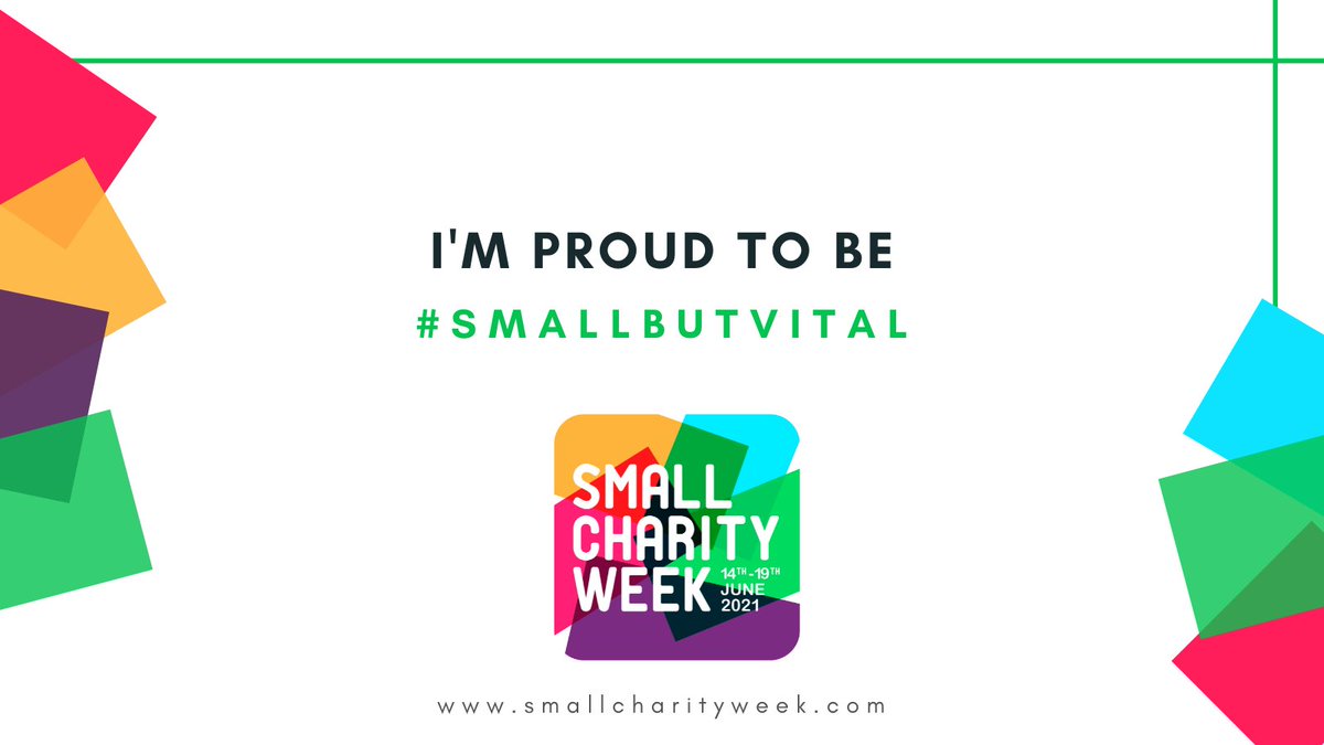 🎉Happy #SmallCharityWeek 🎉
Thank you to the hundreds of thousands of small charities that do amazing things throughout the UK and beyond, with little money but lots of passion, ingenuity and determination
#NeverMoreNeeded #SmallbutMighty #MonthofCommunity