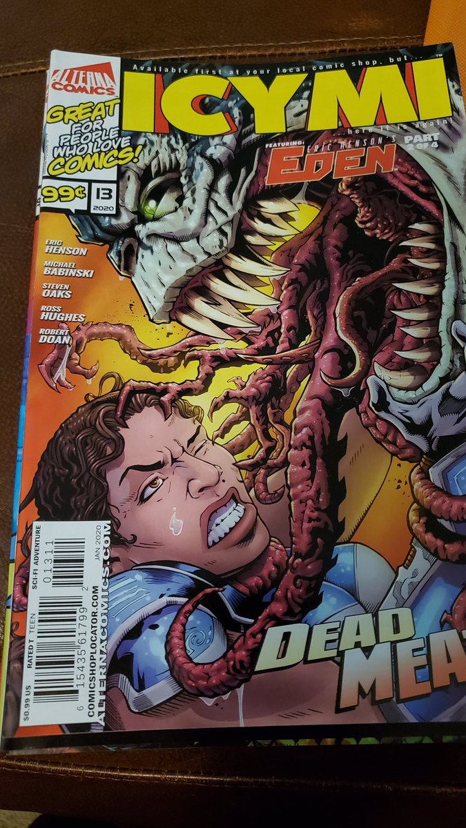 Billydjdog's tweet photo. @EricHensonArt @EdenComix 
Just finished volume 1. This was excellent work can't believe you had time to write and draw the whole book. The twist in the 3rd act caught me by surprise. Thank you. When you have time for vol2 I'll be ready to pick it up. @ALTERNACOMICS thanks 4pub https://t.co/hbzWTCZFrO