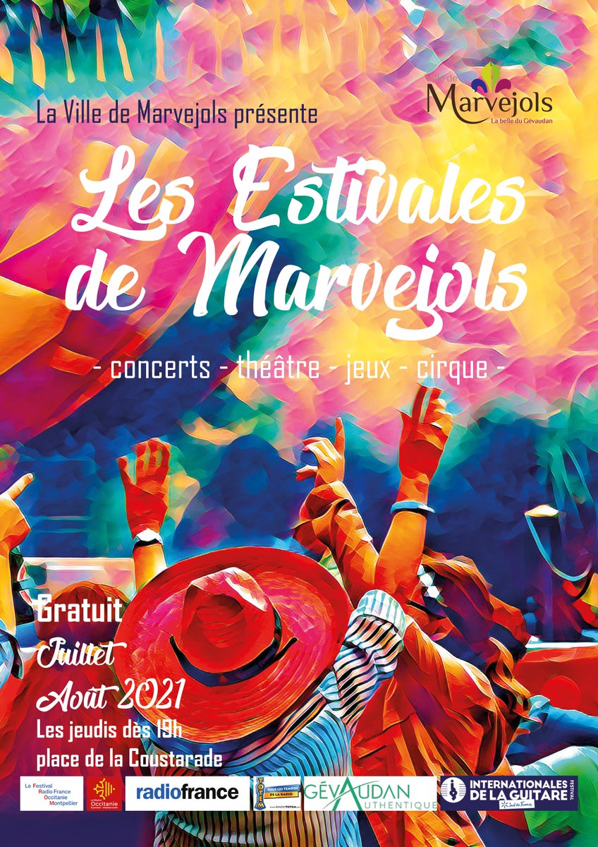 𝕃𝕖𝕤 𝔼𝕤𝕥𝕚𝕧𝕒𝕝𝕖𝕤 𝕕𝕖 𝕄𝕒𝕣𝕧𝕖𝕛𝕠𝕝𝕤 sont de retour cet été !

Retrouvez le programme complet ⬇️
fr.calameo.com/read/006575551…

#culture #theatre #concert #cirque #jeux