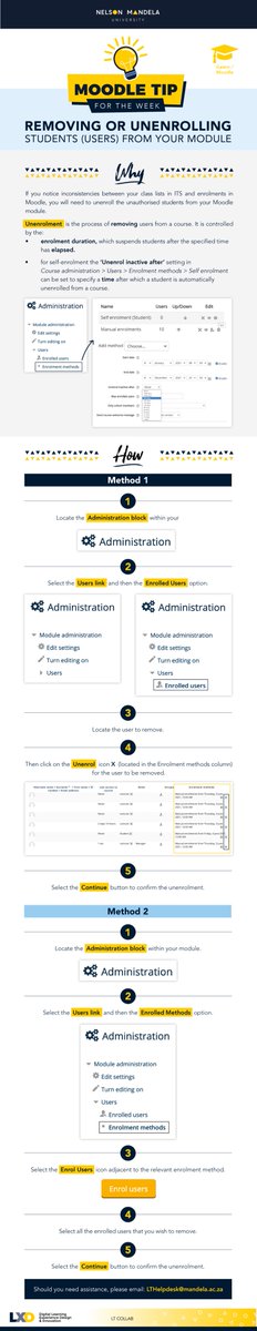 If you missed our #moodletip on <a href="/MandelaUni/">Mandela University</a>  Memo this week, you can find it here!