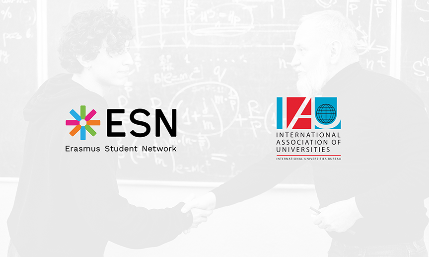 ESN_Int's tweet photo. We are honoured to announce that @ESN_Int is the first-ever #StudentOrganisation to become a #member of @IAU_AIU 🥳

➡️https://t.co/h76Te6jKQA
Read the article to understand better the scope of IAU and what #affiliate #membership implies. https://t.co/XI17ujwrP4