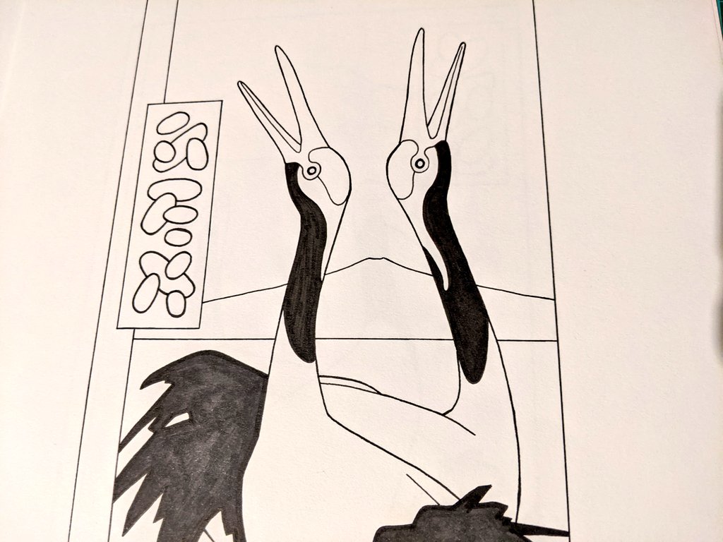 amity_cal's tweet photo. 2Cranez, it's about two cranes. https://t.co/kwILY3recr