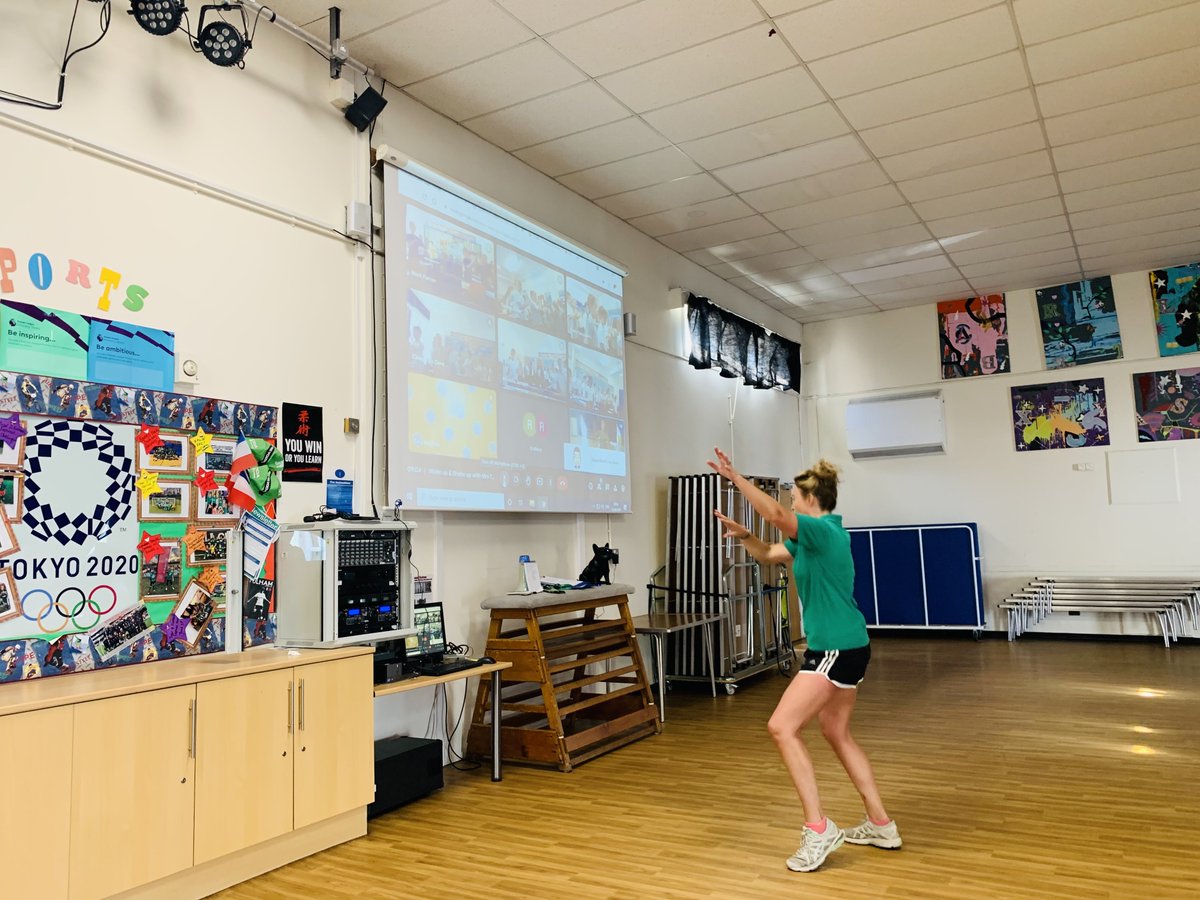 What a great start to our Sports Week - our daily 'wake up and shake up' sessions led by our dedicated PE and sports teacher <a href="/etapp21/">Emily Tapp</a> got the whole school moving!