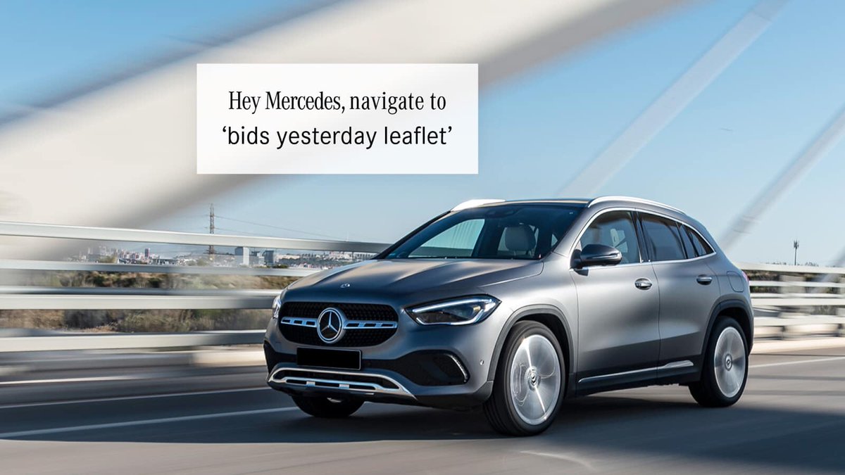 MahavirMercedes's tweet photo. Navigate seamlessly to vaccine centres with just 3 words in the Mercedes Benz GLA, featuring what3words voice navigation.
#NewGLA. https://t.co/IgwEOIw5cj