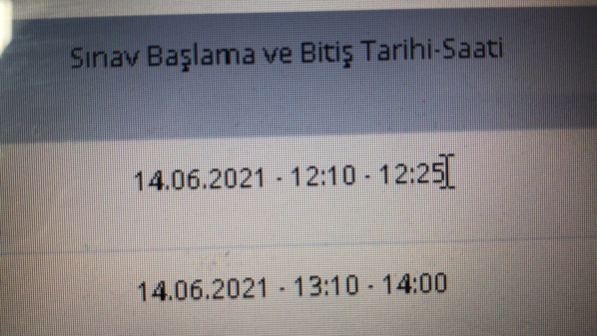 Oxfordda falan mı okuyoruz hocam 15 dakika ne amk