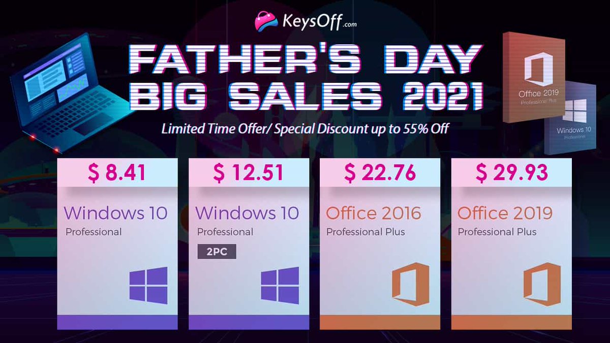 Pingvinpro's tweet photo. Великі знижки до Дня батька у 2021 році: до -55%
https://t.co/7oEuz2BAPs

#MicrosoftOffice2016 #MicrosoftOffice2019 #Windows #Windows10 #WindowsServer https://t.co/youoKY9ibk