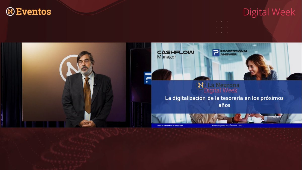 👇👇<a href="/MiguelToranPA/">Miguel Torán</a> de <a href="/respuestaprofes/">Professional Answer</a> analiza la #digitalización de la tesorería en los próximos años en #DigitalWeek by <a href="/LaNeuronaDW/">Digital Week</a> ¡No te lo pierdas!  
#evento #finanzas #digital #tesorería
