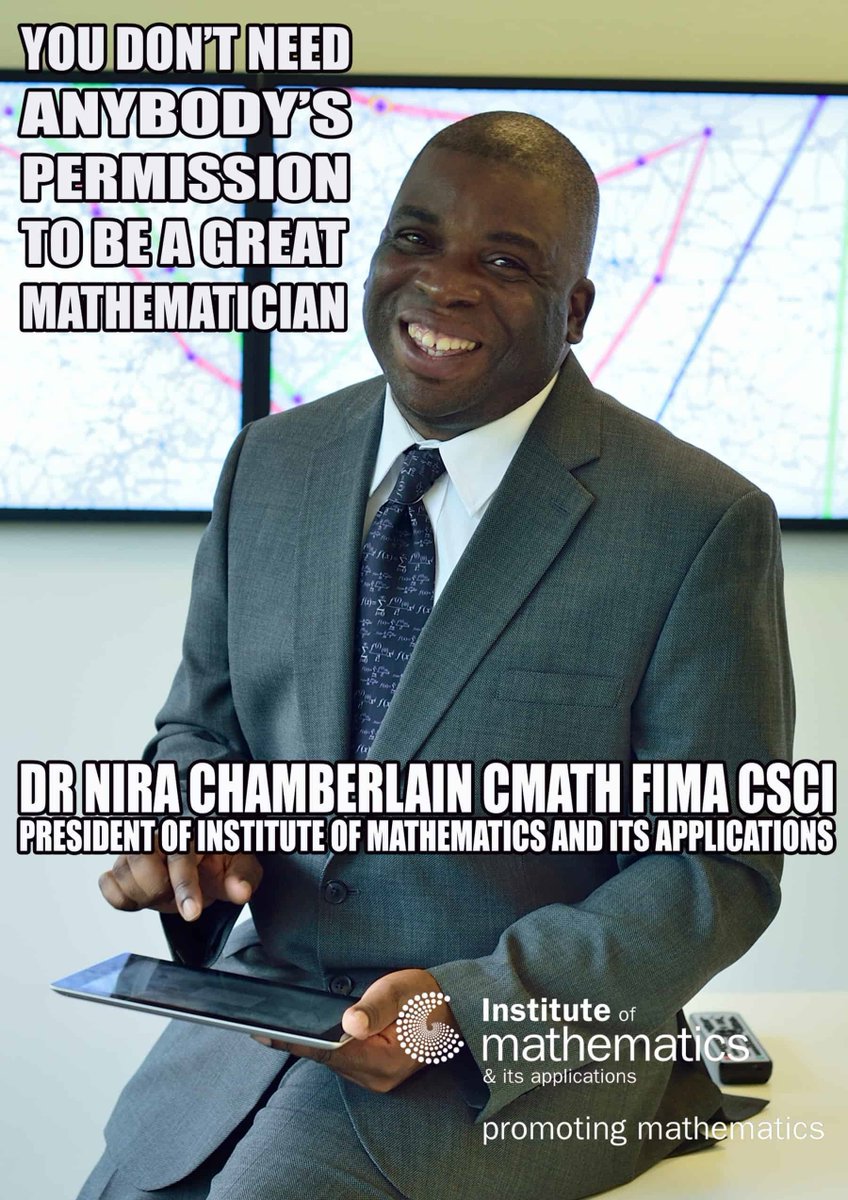 ch_nira's tweet photo. This is nicely design #promaths poster by @IMAmaths for the @MathsCareers with my #catchphrase. You can download the poster from https://t.co/ku8qnABJrg @Beamathsteacher @Mathematical_A @ReachSociety10 @BB_STEM @MelroseStewart1 @MathsPortsmouth https://t.co/gGDBjPZ6FD