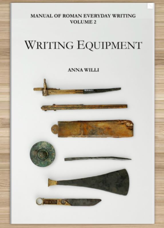 LatinNowERC's tweet photo. 📢 All Roman writing equipment lovers! #ClassicsTwitter Anna Willi of @LatinNowERC has today published volume 2 of our Manual of Roman Everyday Writing. A lavishly illustrated guide to writing equipment and why we should care about it. IT'S OPEN ACCESS https://t.co/JoHcLPQ6OQ 1/4 https://t.co/VnRjbNkyw1
