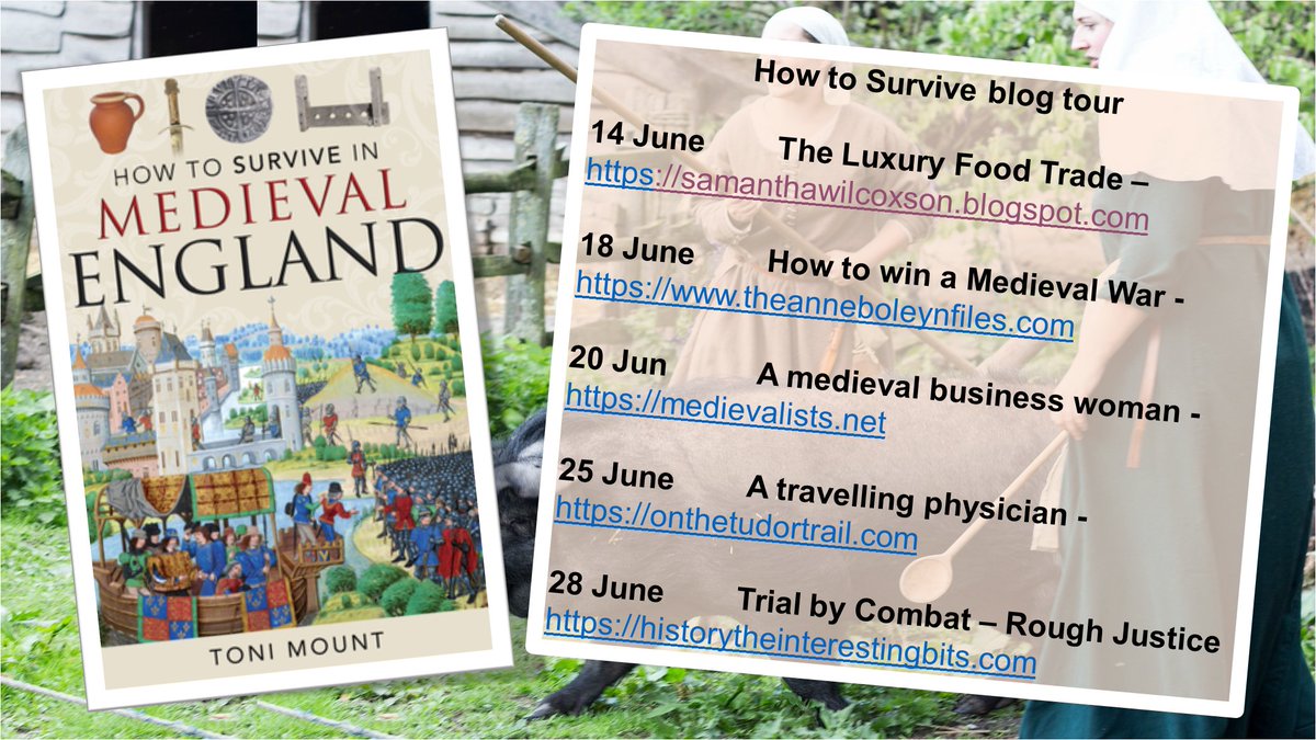 starting today my blog tour launching my @penswordbooks book How to Survive in #MedievalEngland