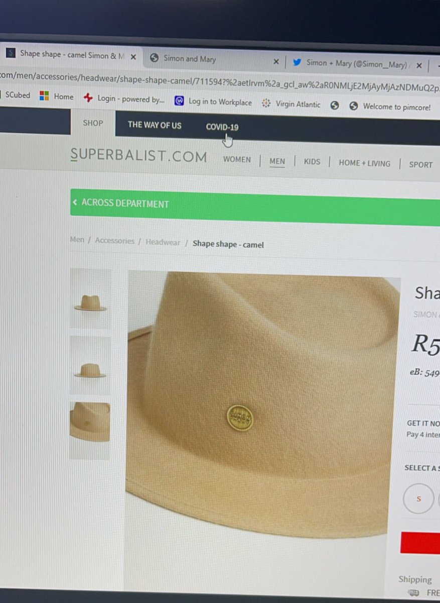 Bought this <a href="/Simon_Mary/">Mary L Simon</a> hat off <a href="/superbalist/">Superbalist</a> , but it has no labels which is a bit strange! Even on the <a href="/superbalist/">Superbalist</a> site there is a little tag… all the hats are supposed to have metal discs… are you selling fakes <a href="/superbalist/">Superbalist</a>