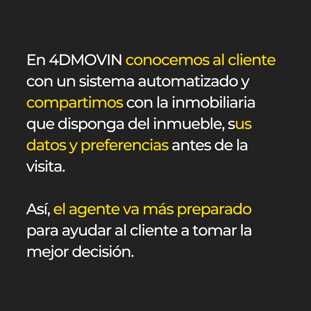 Imagina un portal donde el cliente pueda hacerte una petición de visita ✨¡Con 4DMOVIN es posible!

👉🏼 Démosle al cliente lo que necesita con el sistema de peticiones de visita de 4DMOVIN; calidad en el servicio las 24h del día, los 365 días del año. 

¡Contáctanos!

#realestate