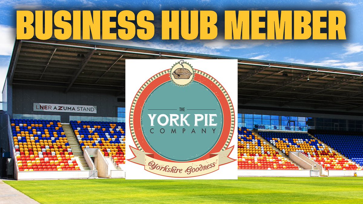 𝐖𝐞𝐥𝐜𝐨𝐦𝐞 𝐭𝐨 𝐭𝐡𝐞 𝐁𝐮𝐬𝐢𝐧𝐞𝐬𝐬 𝐇𝐮𝐛...

<a href="/TheYorkPieCo/">TheYorkPieCo</a> 

The York pie Company entered its 8th year in 2021 and we stock a range of over 40 different Artisan Pies made and baked fresh to order every day.

🌐 yorkcityknights.com/club/business-…

#WeAreYork⚔️