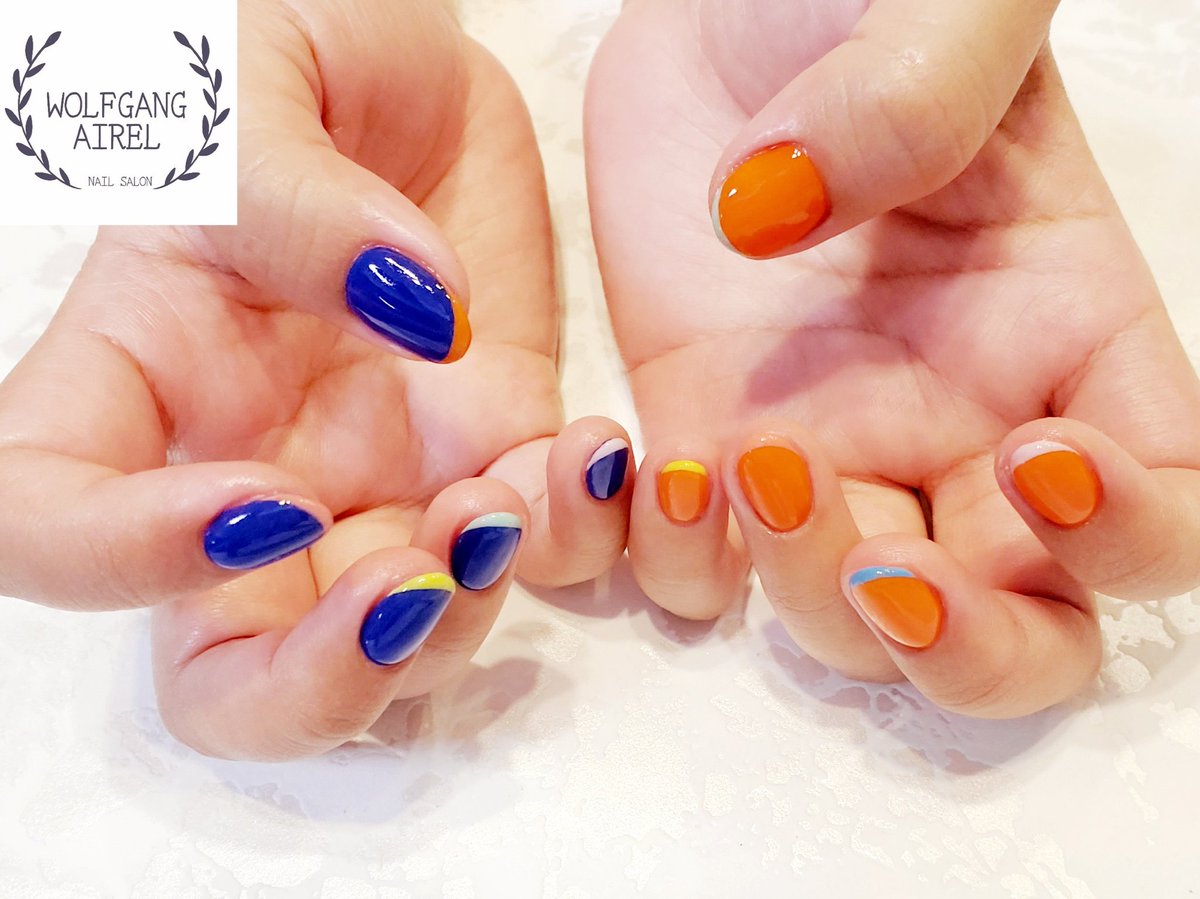 Nail Salon Wolfgang Airel V Twitter 今月のセルフネイル ワンカラー スキニーフレンチ 珍しくビビットな色合いで カラフルにしてみました 最近 ブルー オレンジの組み合わせ 好きですねw セルフネイル セルフジェル ワンカラー ネイル スキニーフレンチ Nail Salon Wolfgang Airel V Twitter 今月のセルフネイル ワンカラー スキニーフレンチ 珍しくビビットな色合いで カラフルにしてみました 最近 ブルー オレンジの組み合わせ 好きですねw セルフネイル セルフジェル ワンカラー ネイル スキニーフレンチ