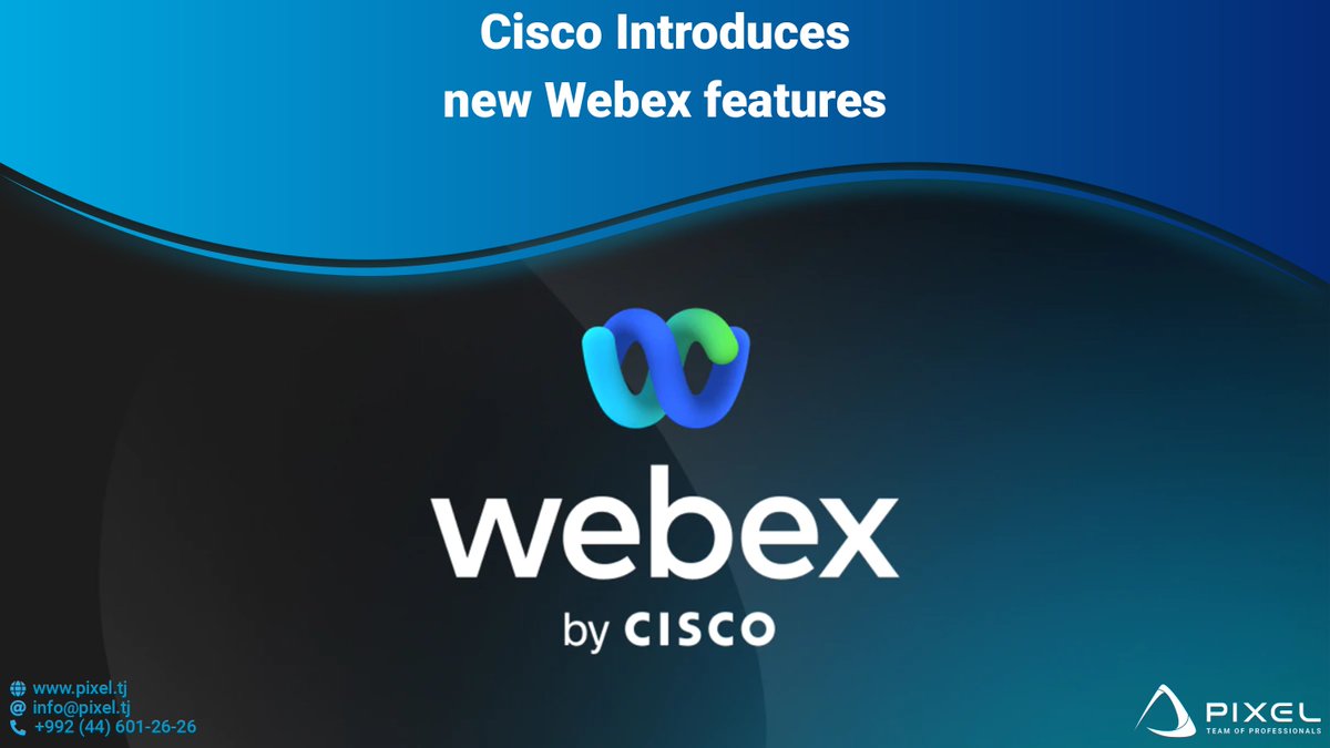 pixel_llc's tweet photo. Organizations are moving towards a hybrid business model where meetings are always attended by remote participants, and companies need flexible technological solutions with broad functionality.

#PixelTJ #news #DigitalTransformation #VCC #remotework #Cisco @Cisco #Webex @Webex https://t.co/V0XjoGXpAM