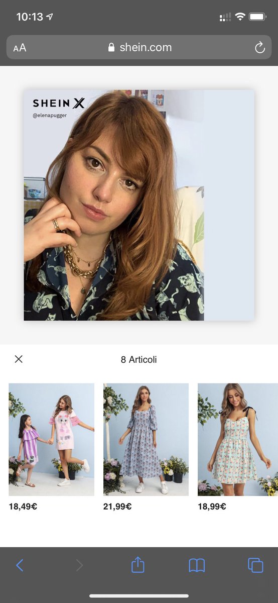 kewhudson's tweet photo. Da oggi, su @SHEIN_official, รจ disponibile la nuovissima collezione della mia amica @Elenapugger ๐
#SheinXElenapugger
Ti basta cercare โShein x Elenapuggerโ nella ricerca del sito web o su Google ๐
#shein #sheinclothes #clothes #pug https://t.co/bbQUKlC3ic