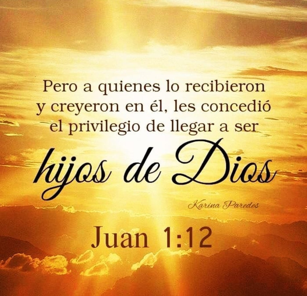 ElCarpediem31's tweet image. S. Juan 1:12

Mas a todos los que le recibieron, a los que creen en su nombre, les dio potestad de ser hechos hijos de Dios;

 Buenos días
Buen inicio de semana
Feliz Lunes
Bendiciones 🙏