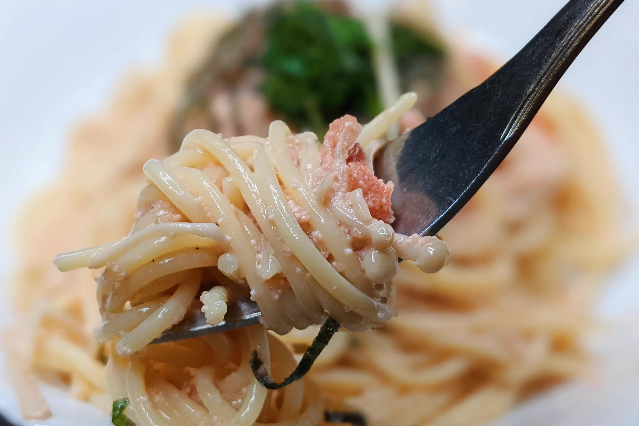 とっても美味しそう！「たらこ」と「えのき」を使ったパスタレシピ！
