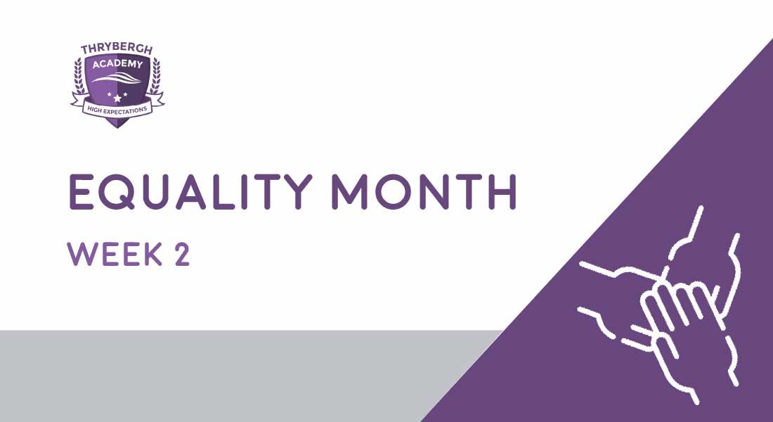 ThryberghAcad's tweet image. It’s week 2 of Equality Month and this week we are focusing on gender and sexuality. 🌈

This week we will be discussing what gender actually means so that we can work hard to respecting and accepting the choices made by everyone in school and the community. 

#WeAreAllUnique