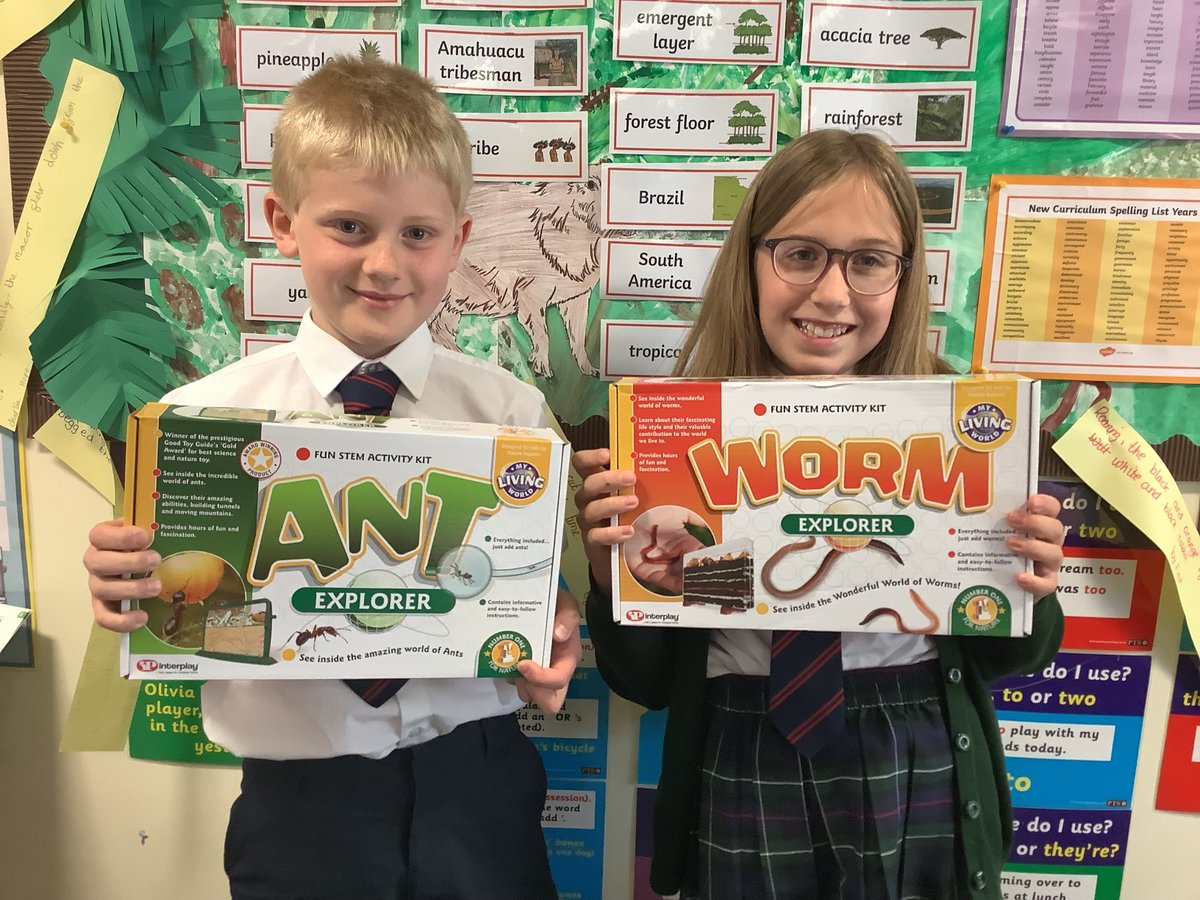Beech Class are extremely excited to receive our free Worm World and Ant World from My Living World.  We can’t wait to build our very own insect habitats.