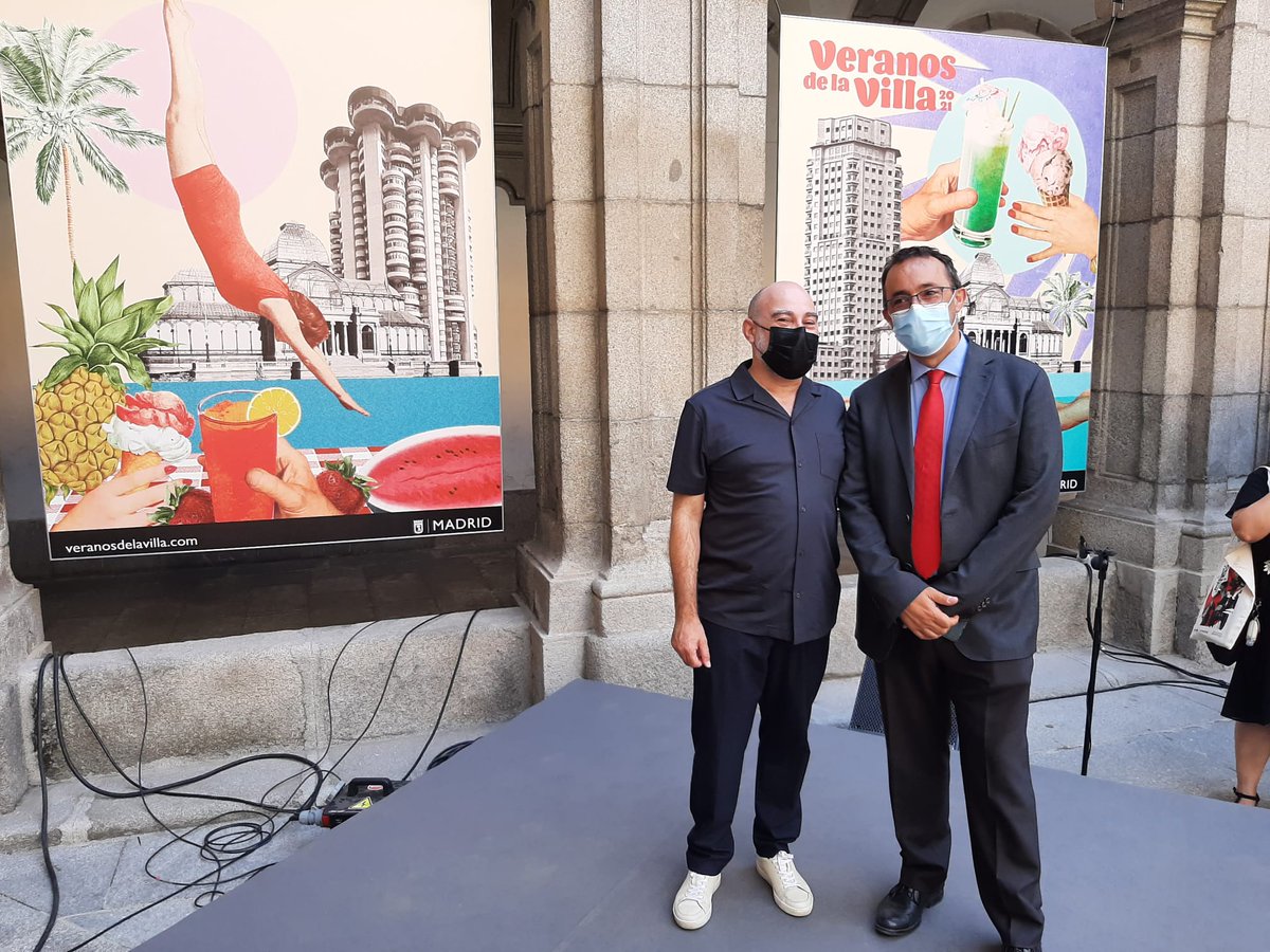 ffe_es's tweet photo. Presentación de #VeranosdelaVilla 2021
El #PalacioFernánNúñez, sede de @ffe_es, será el escenario de un desfile y exposición sobre #Balenciaga y otras figuras de la moda🧵
7-9 julio #UnPalacioDeModa

Nuestro DG con Ángel Murcia, director artístico de #Veranosdelavilla 2021 https://t.co/lKmvBavret