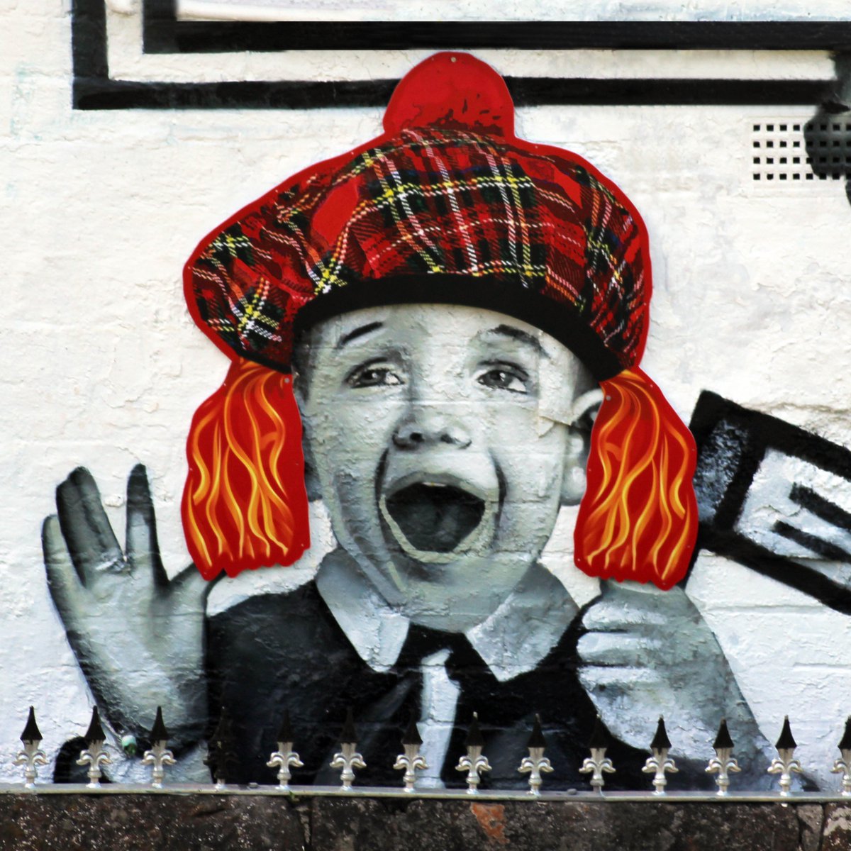 Exactaprint's tweet photo. Always a pleasure to work with the very talented @ashley_rawson_art 's especially this fantastic addition to the existing tartan army illustrations @hampdenbowlingclub! 
These cut to shape panels will be bringing an extra blast of Scotland to the Euros 2020 get down and see them! https://t.co/nlJ0woQk2U