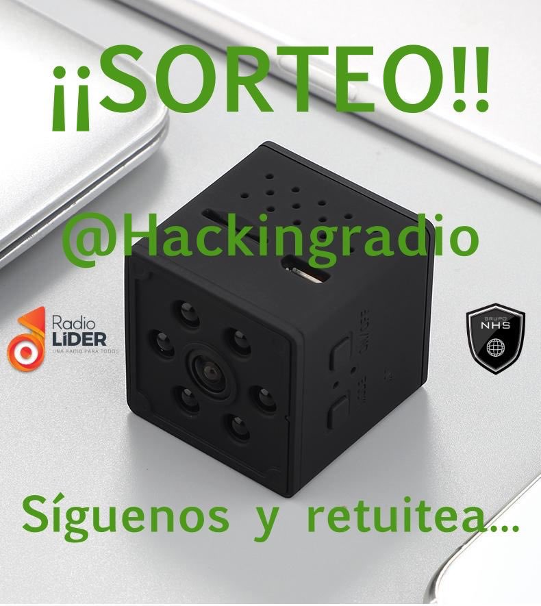 HackingRadio's tweet photo. ¡Ya está disponible el podcast de nuestro último programa! ▶️ https://t.co/kIBNZBJABA
Además, por cortesía de @Grupo_Nhs , podrás entrar en el sorteo de una genial mini cámara WiFi, HD, con infrarrojos y APP. 
✅Síguenos 
✅Haz RT
#Sorteo válido hasta el 25 de junio. https://t.co/Jo48eQTWcR