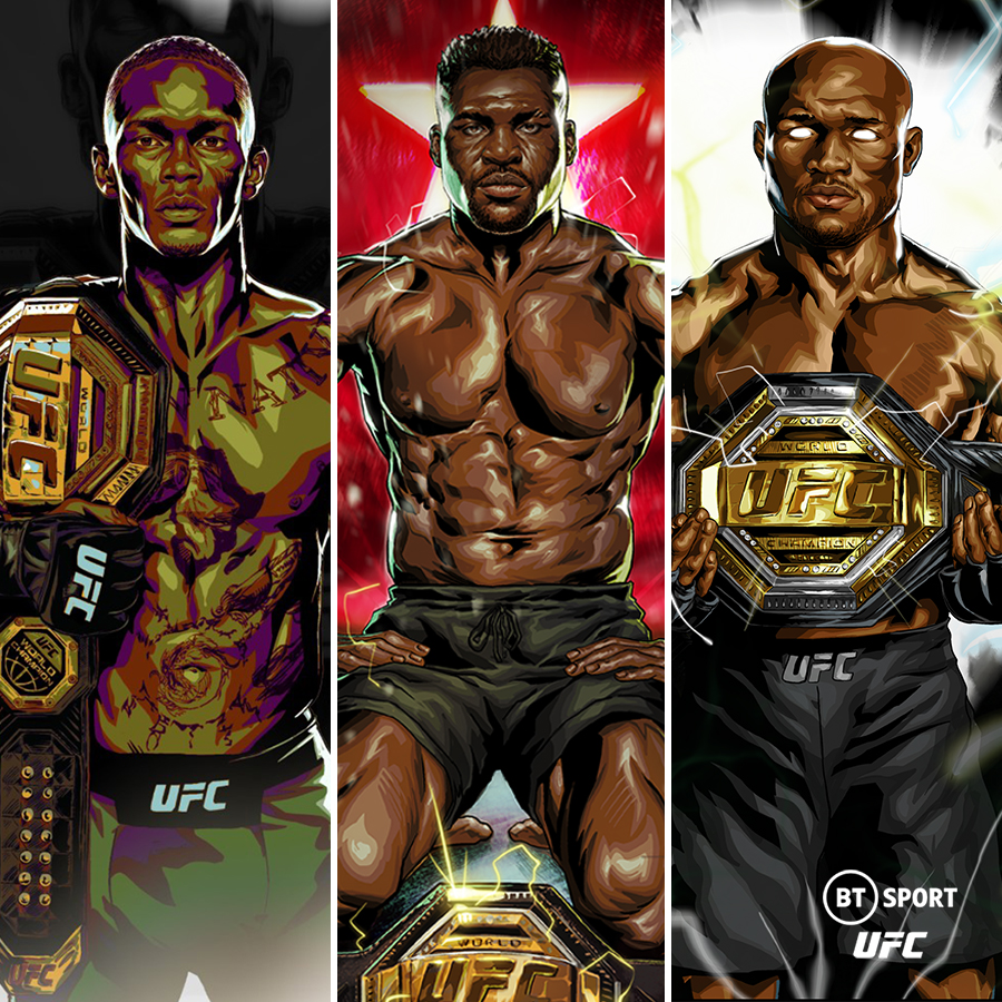 ufcontnt's tweet photo. 🇳🇬 @stylebender 
🇨🇲 @francis_ngannou 
🇳🇬 @USMAN84kg 

👑 Three Kings 🏆 https://t.co/V3bjCUdkPH